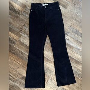 Old Navy Extra High Rise Flare Pants, velvet/suede.